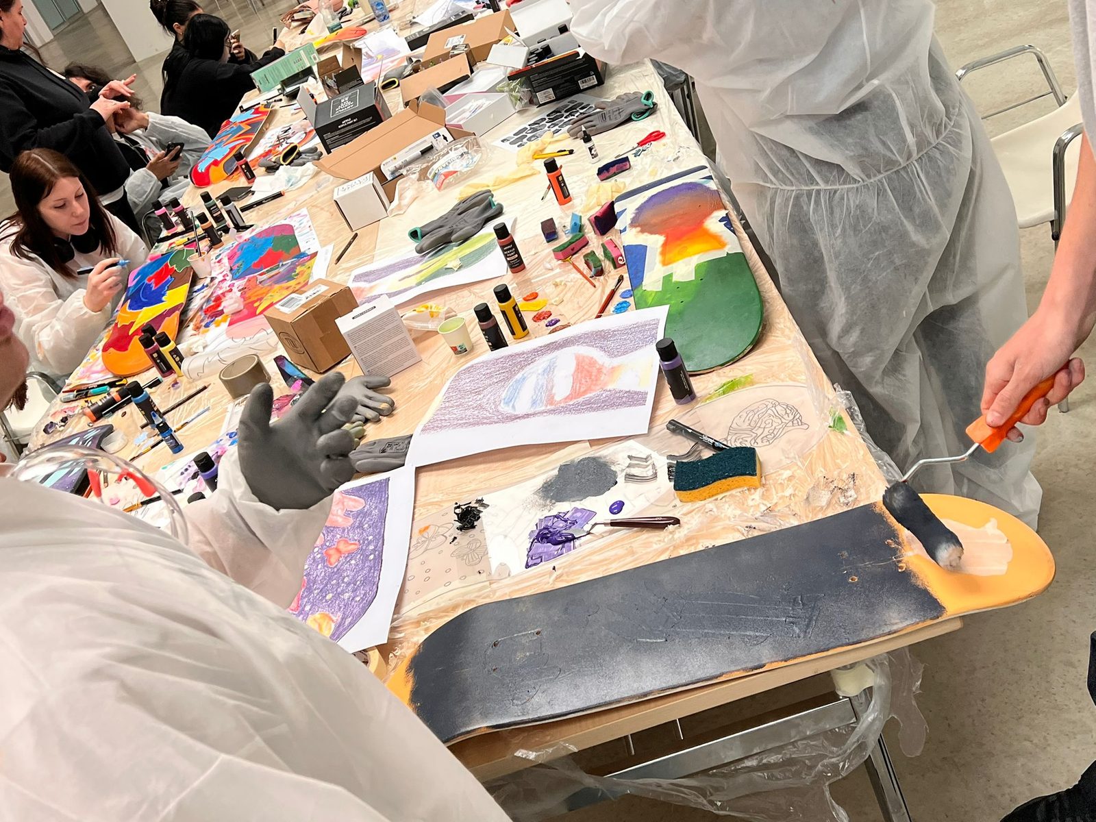 Workshop skateboard art — Istituto Kandinsky, Milano