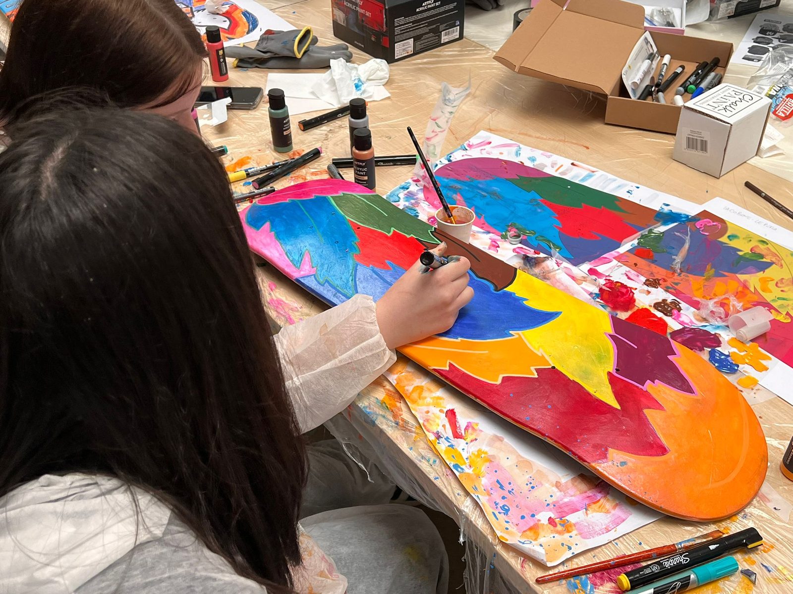 Workshop skateboard art — Istituto Kandinsky, Milano