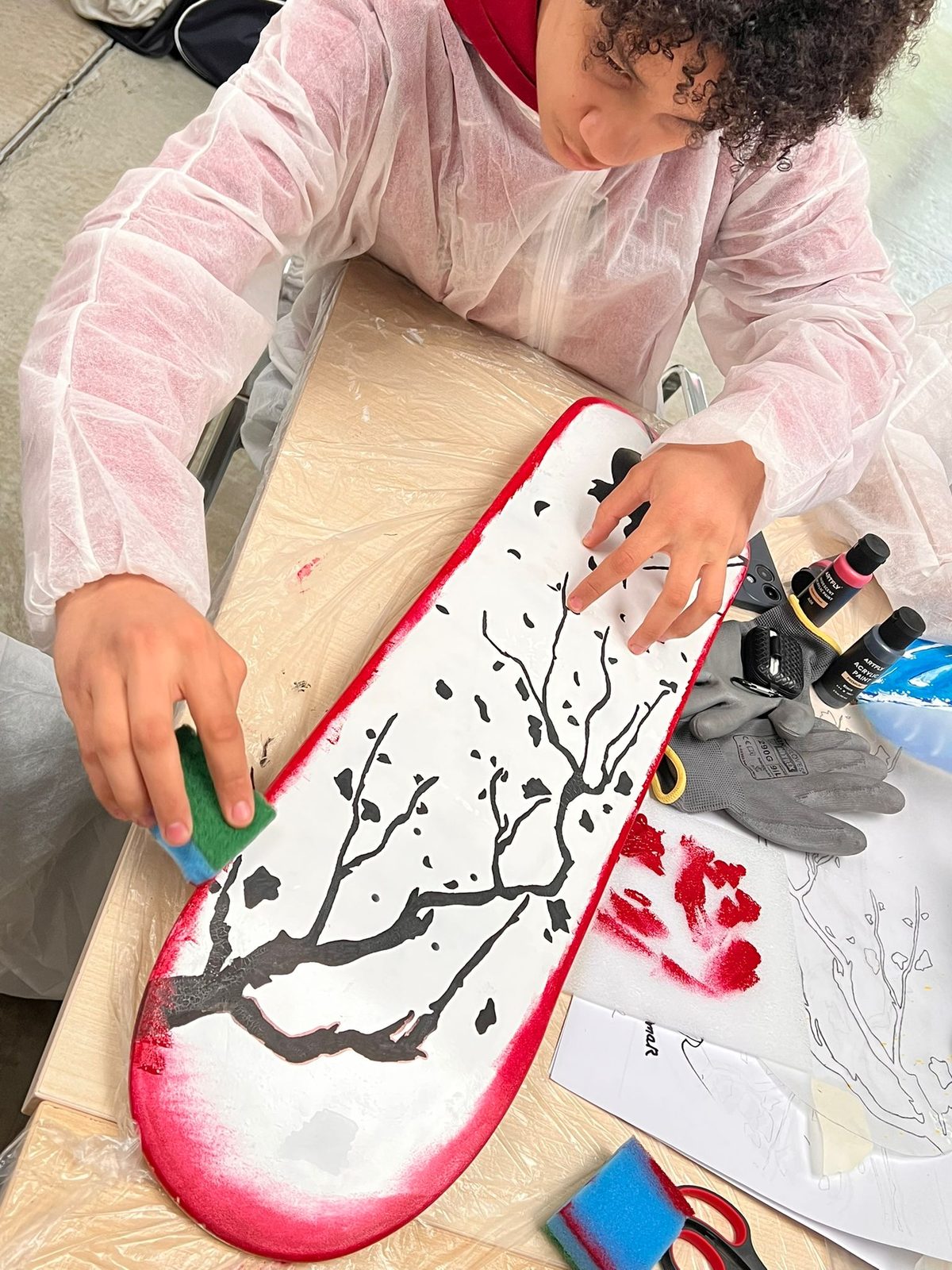 Workshop skateboard art — Istituto Kandinsky, Milano