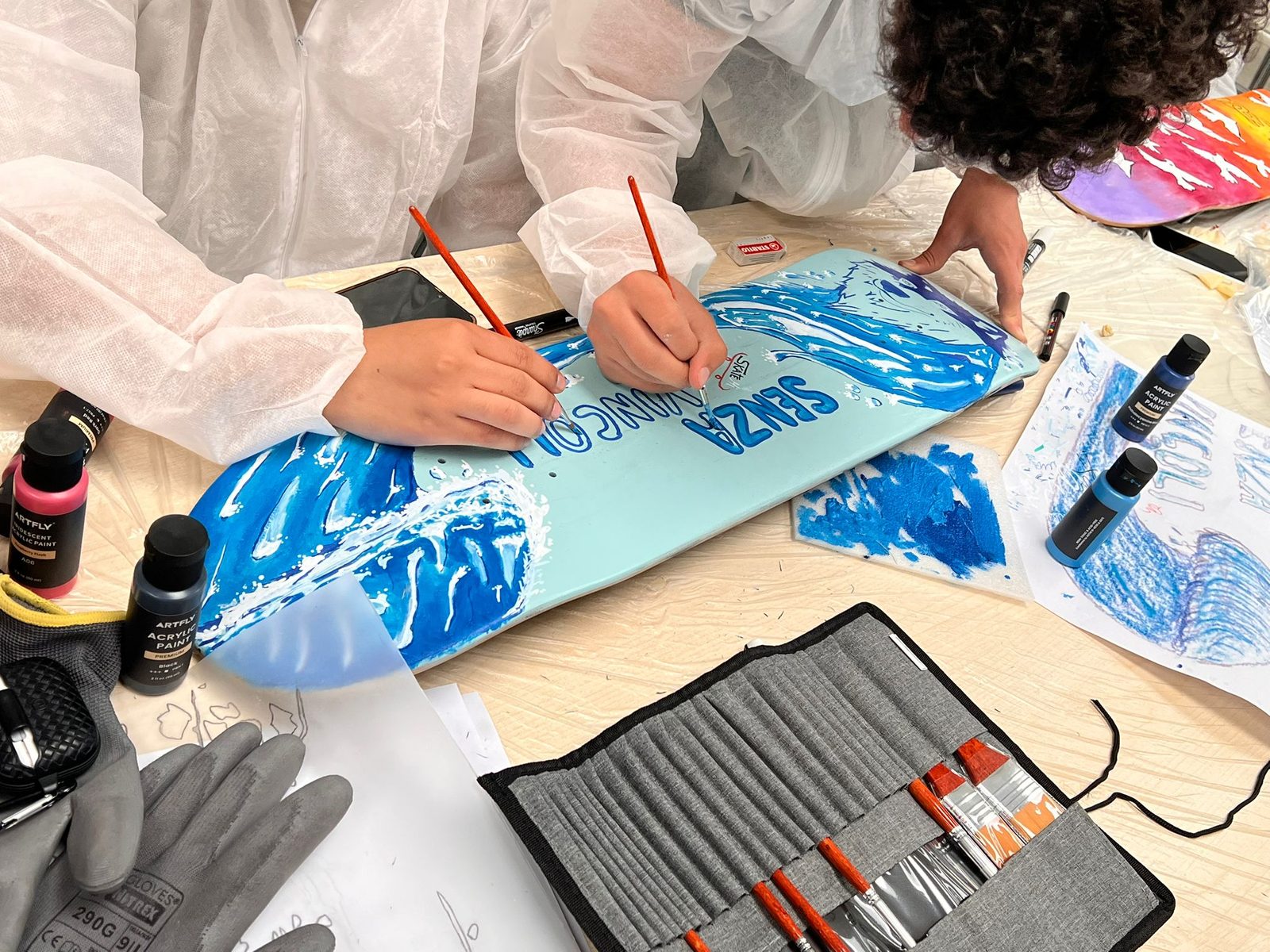 Workshop skateboard art — Istituto Kandinsky, Milano