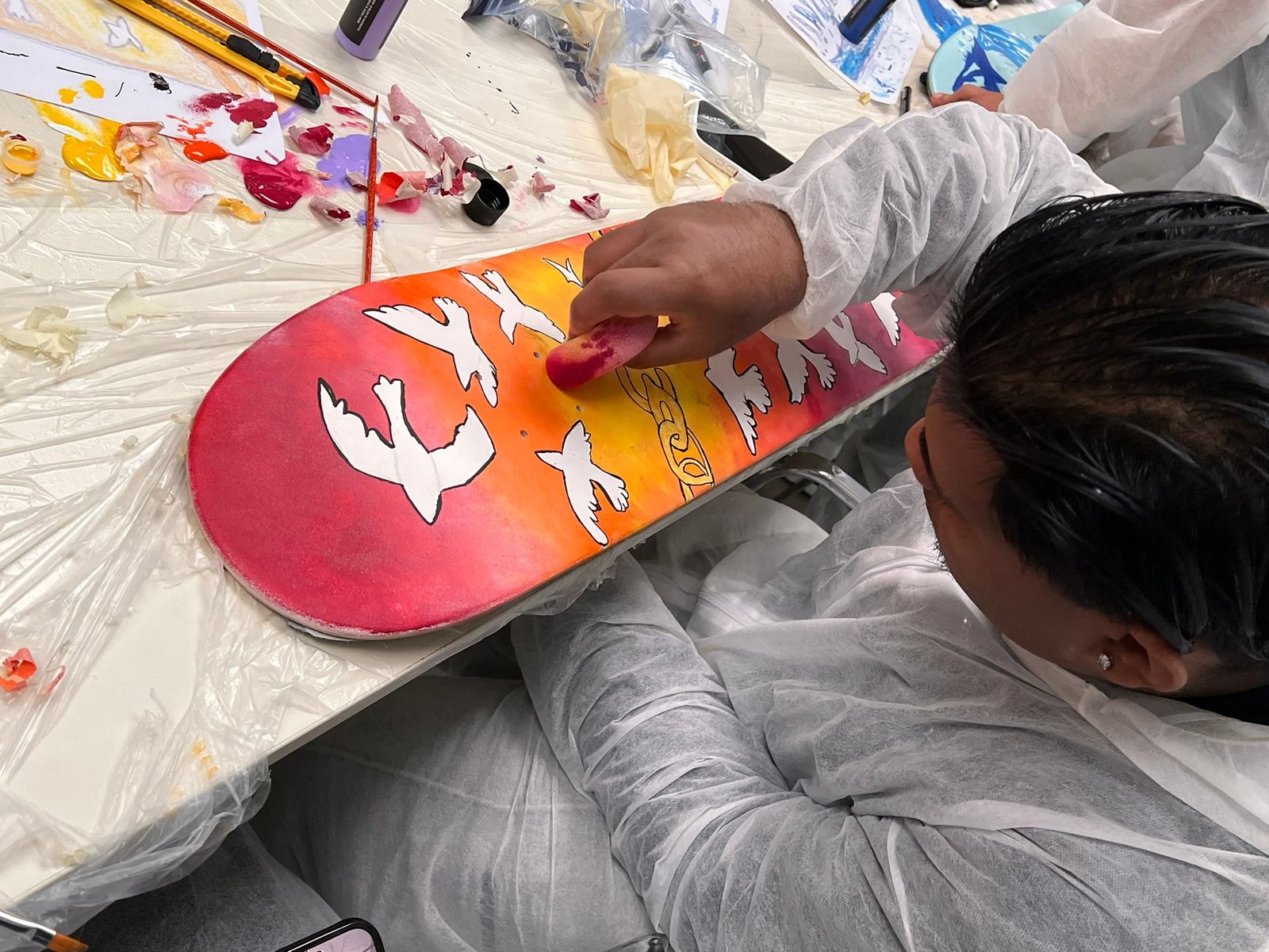 Workshop skateboard art — Istituto Kandinsky, Milano