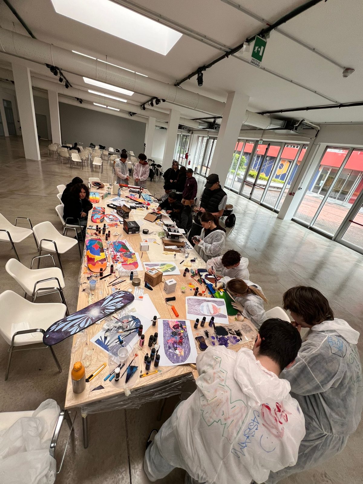 Workshop skateboard art — Istituto Kandinsky, Milano