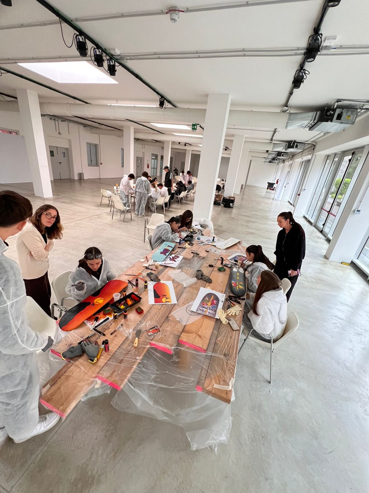 Workshop skateboard art — Istituto Kandinsky, Milano
