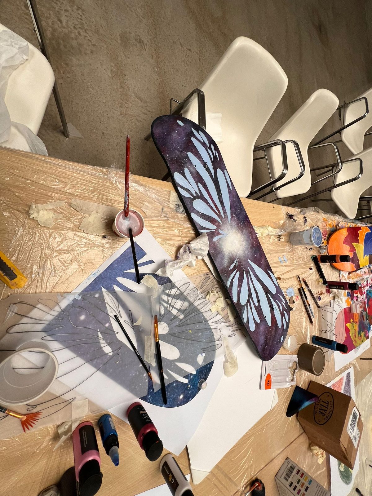 Workshop skateboard art — Istituto Kandinsky, Milano