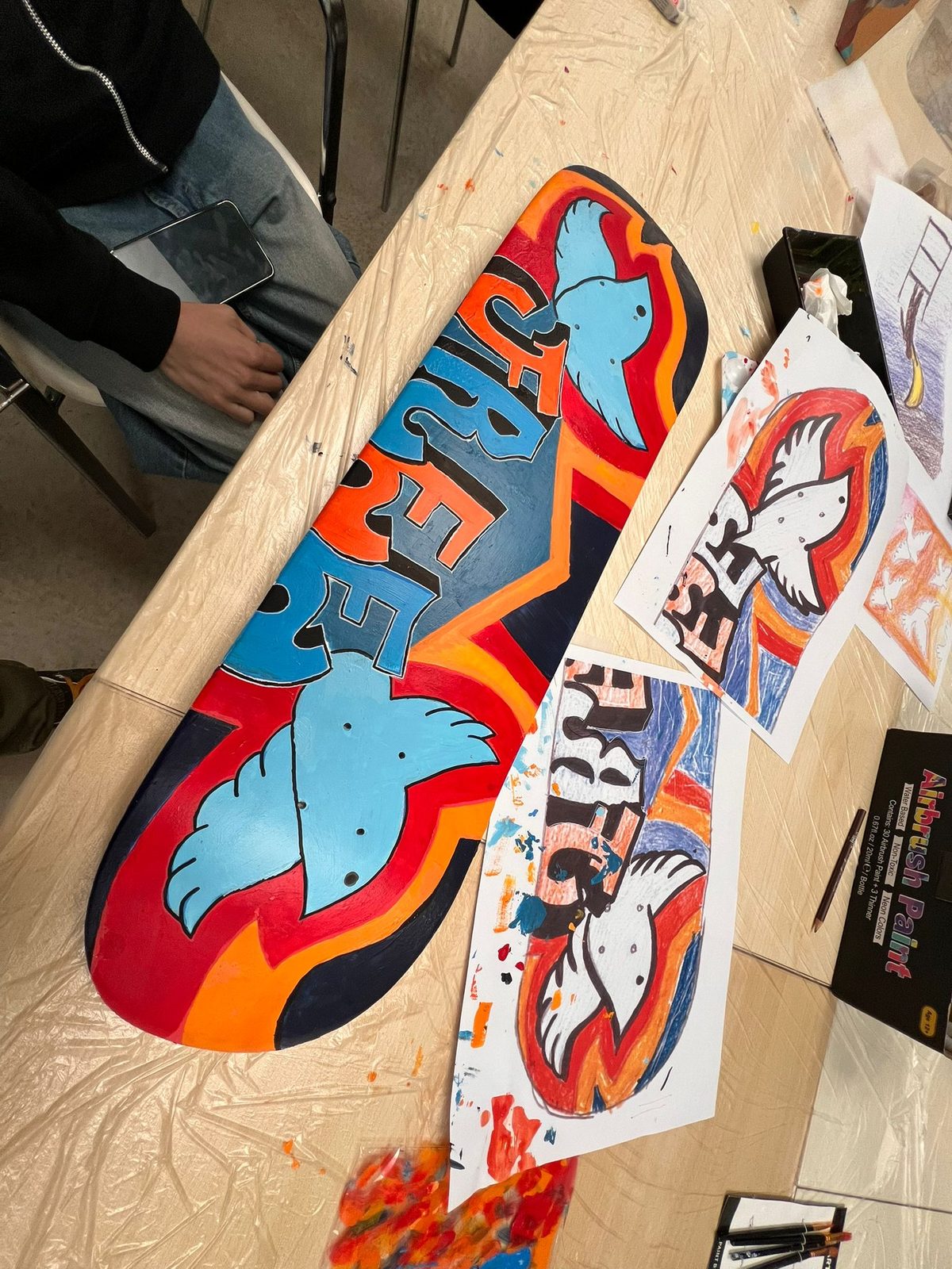 Workshop skateboard art — Istituto Kandinsky, Milano