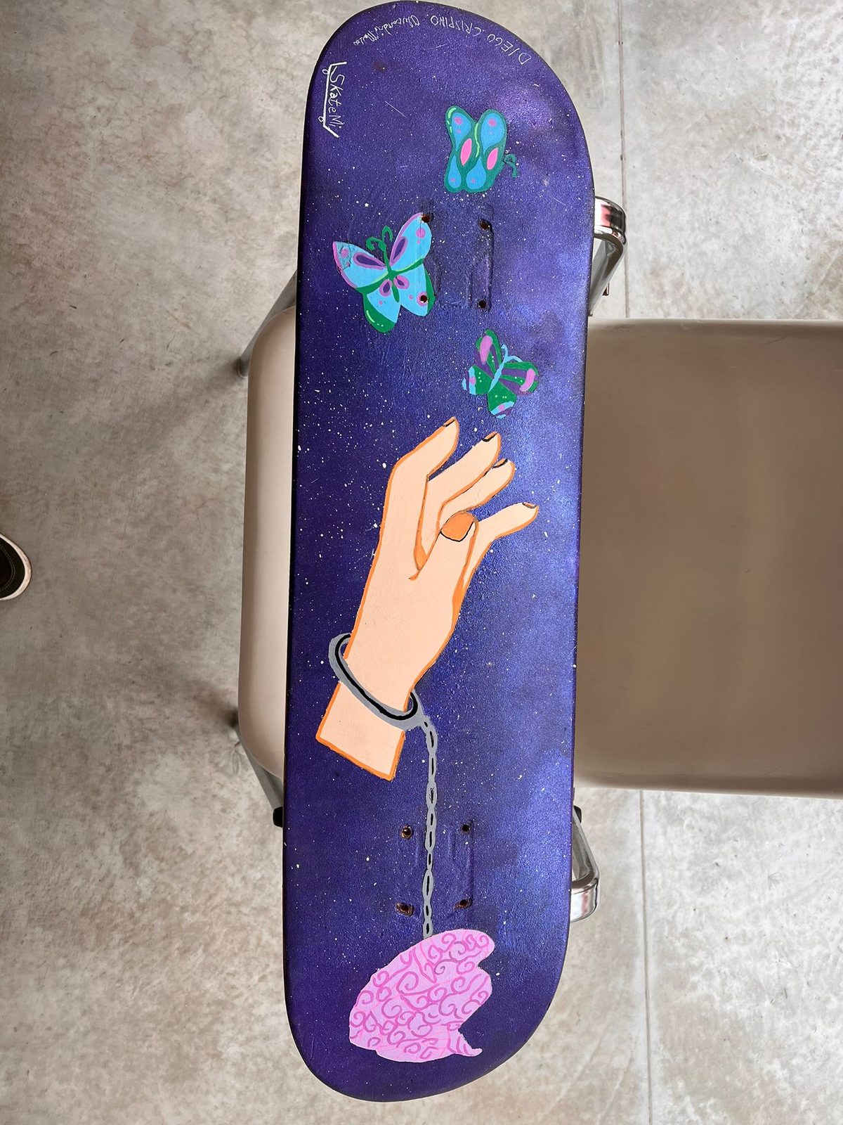 Workshop skateboard art — Istituto Kandinsky, Milano
