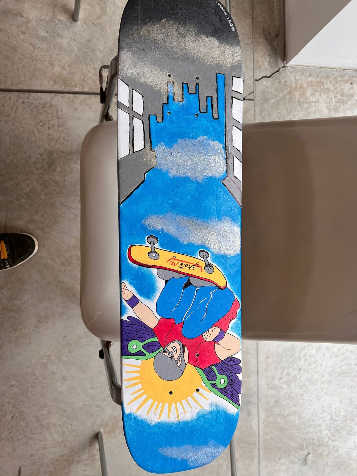 Workshop skateboard art — Istituto Kandinsky, Milano