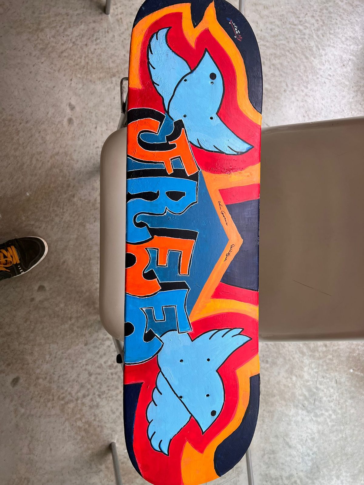 Workshop skateboard art — Istituto Kandinsky, Milano