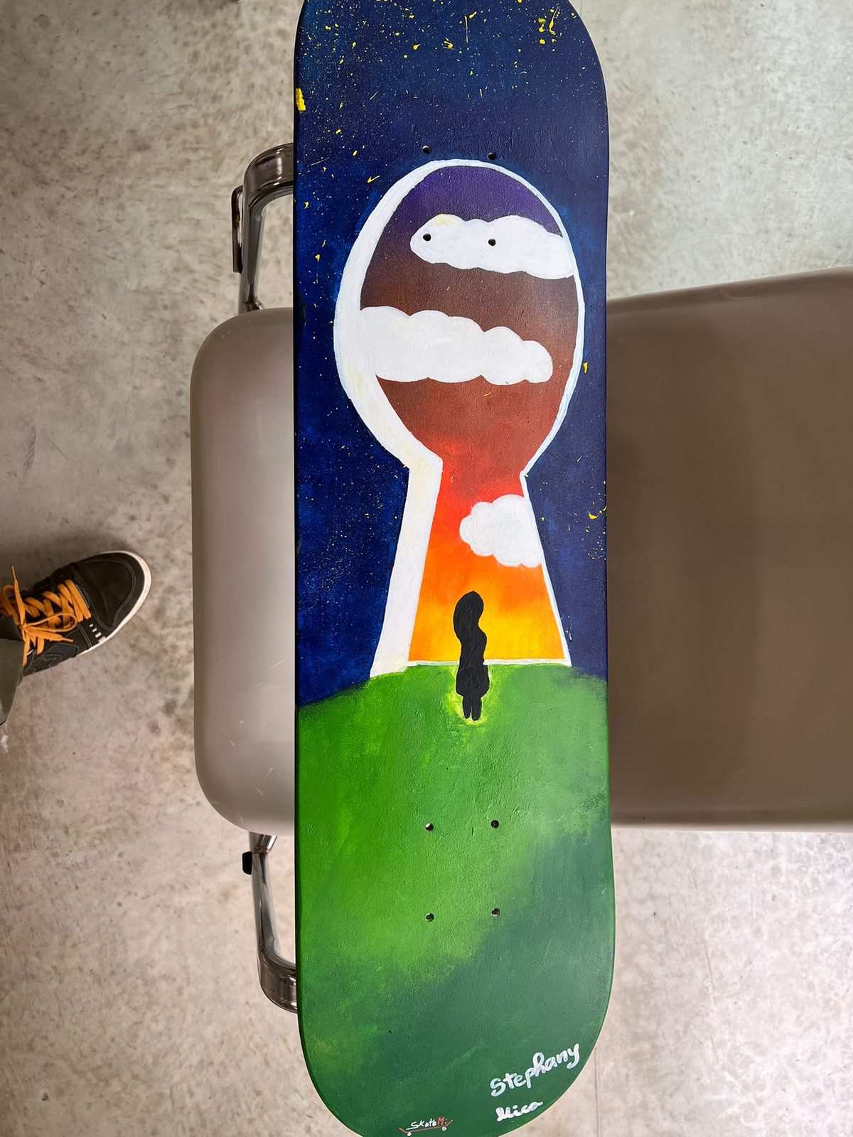 Workshop skateboard art — Istituto Kandinsky, Milano