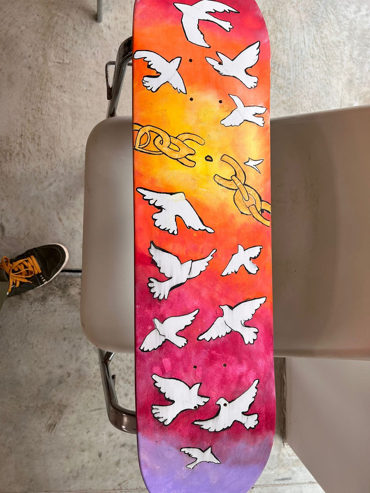 Workshop skateboard art — Istituto Kandinsky, Milano